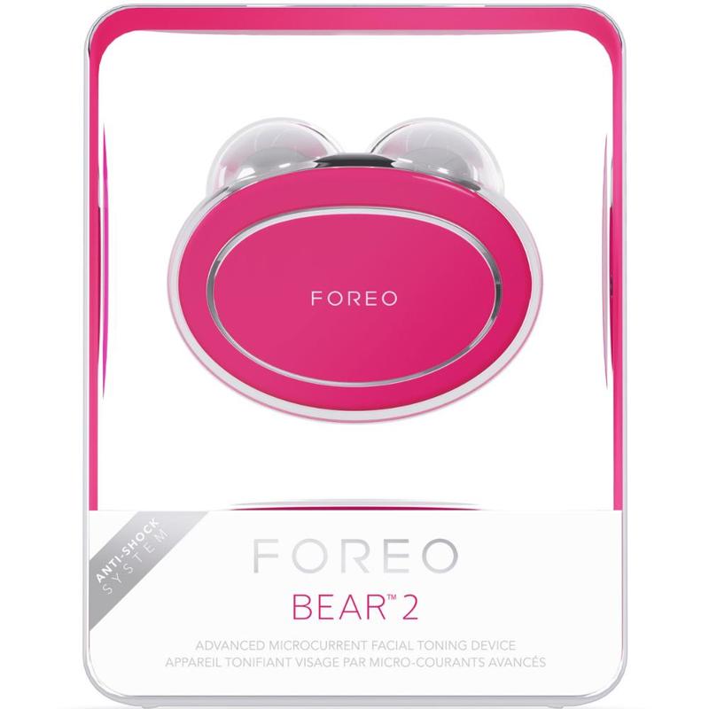 FOREO BEAR 2 Smart Microcurrent Facial Toning Device Fuchsia 1ea