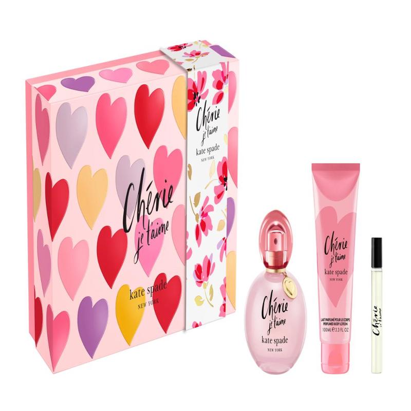 Kate Spade Cherie Je T'Aime EDP 100ml Set 3pcs