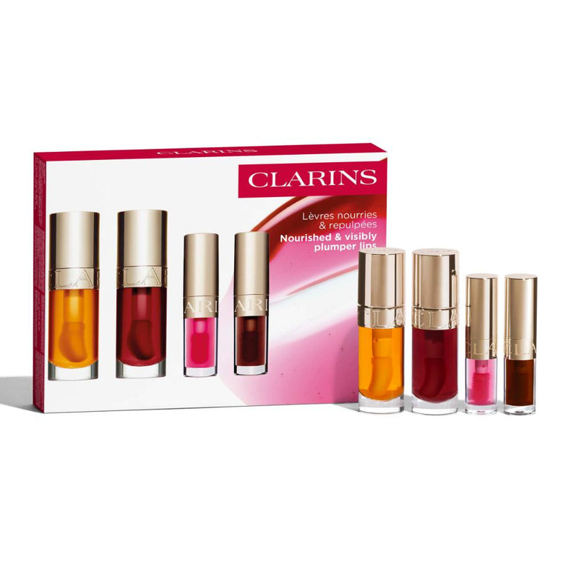 Clarins Lip Comfort Oil Duo & Mini Set 4pcs