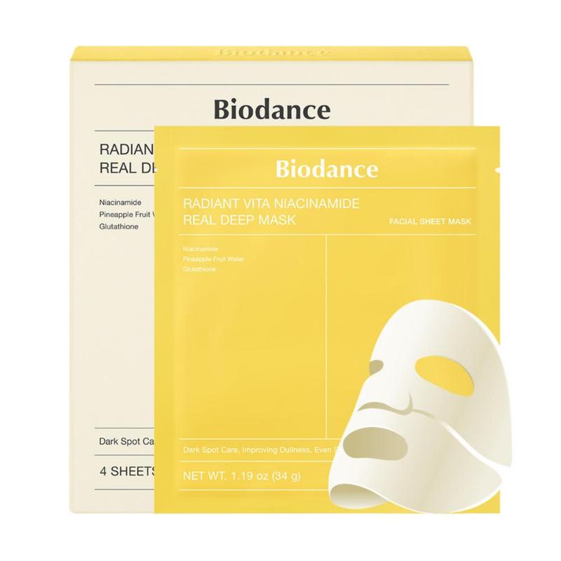 Biodance Radiant Vita Niacinamide Real Deep Mask 34g 4pk