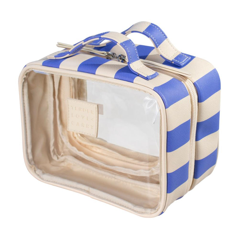 Tender Love + Carry Thick Stripe - Mini Clear Washbag