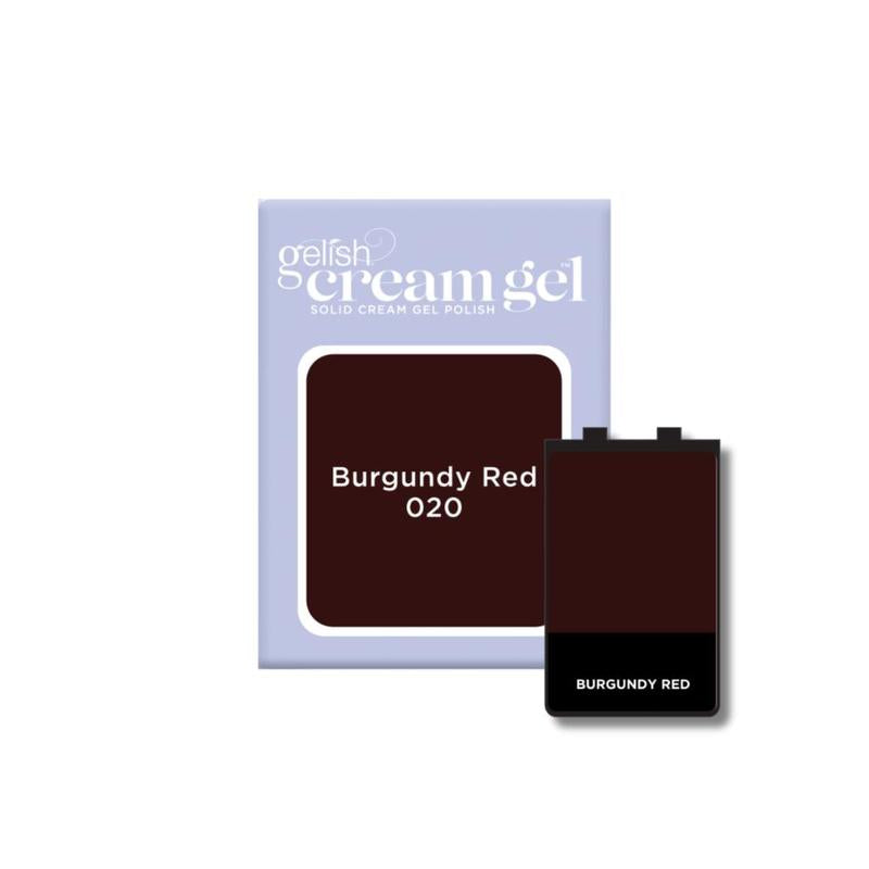 Gelish Cream Gel Individual Pods Burgundy Red 3.7g