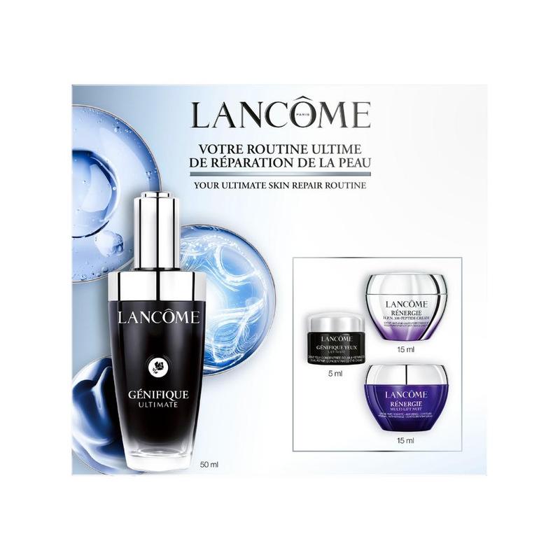 Lancôme Genifique Ultimate Skin Repair Routine Serum Set 4pcs