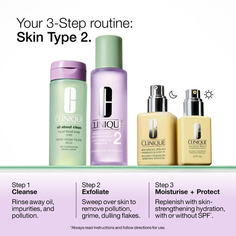 Clinique Healthy Skin Routine: Mini 3-Step Kit For Dry Skin 3pcs