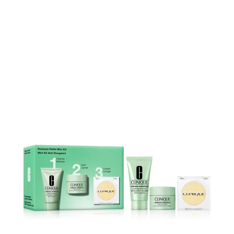 Clinique Redness Relief Mini Kit 3pcs