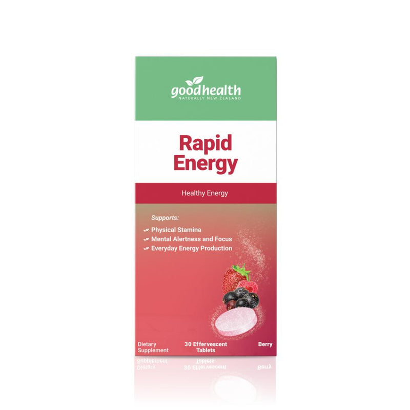 Good Health Rapid Energy Berry Effervescent Tabs 30s