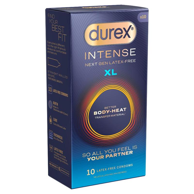 Durex Intense Extra-Large Condoms 10pk
