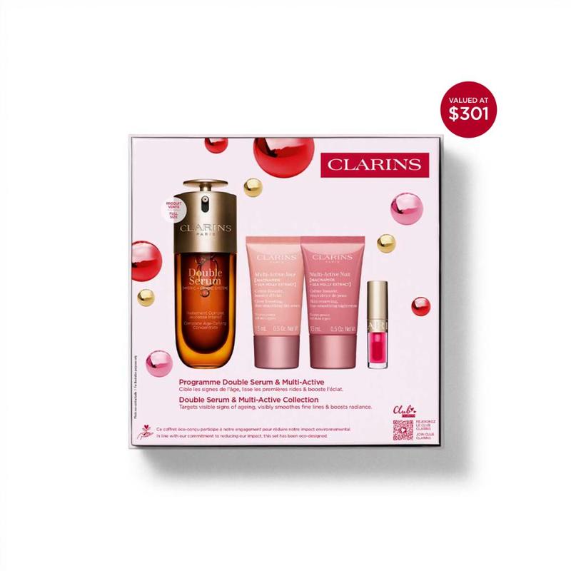 Clarins Double Serum & Multi-Active Holiday Collection 4pcs