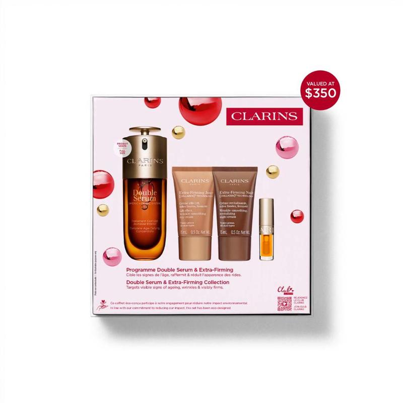 Clarins Double Serum & Extra-Firming Holiday Collection 4pcs
