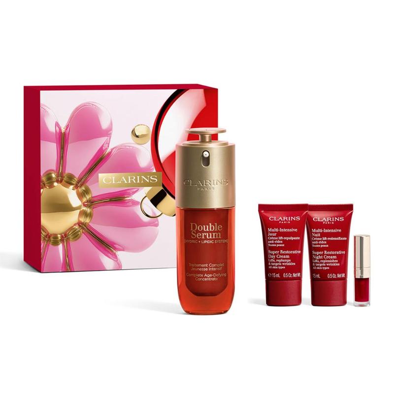 Clarins Double Serum & Super Restorative Holiday Collection 4pcs