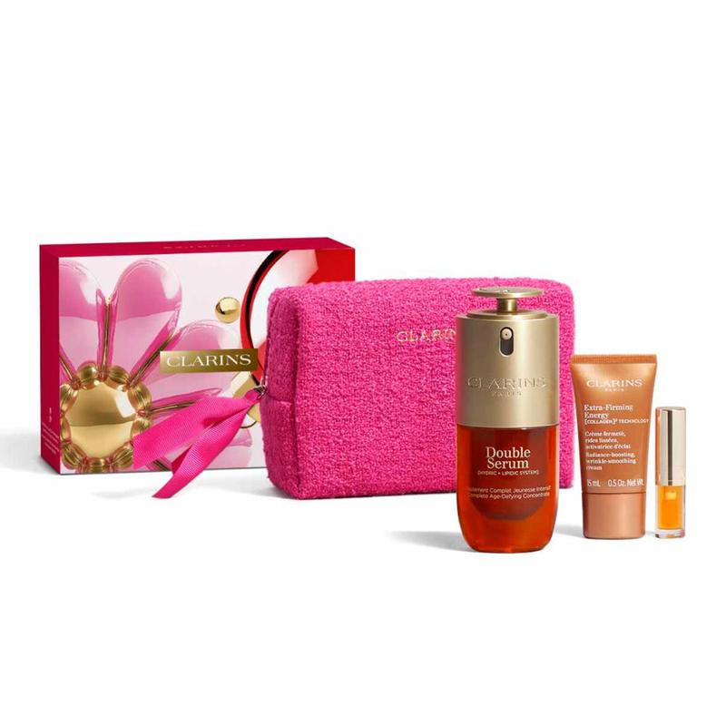 Clarins Double Serum & Extra-Firming Energy Holiday Collection 4pcs