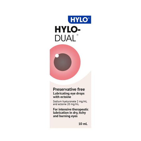 Hylo Dual Lubricating Eye Drops 2mg + 20mg/ml 10ml