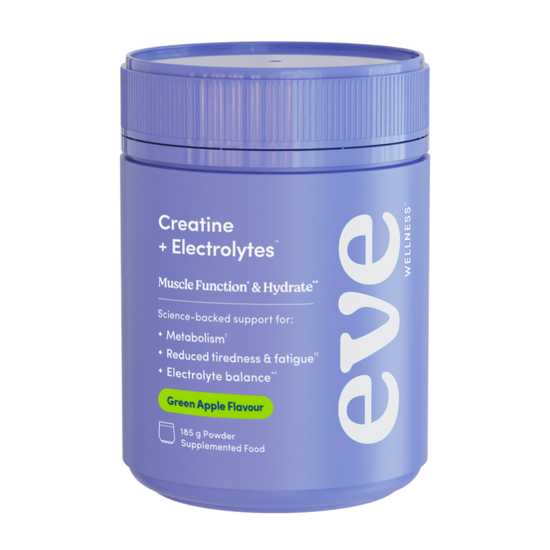 Eve Wellness Creatine + Electrolytes - Green Apple 185g