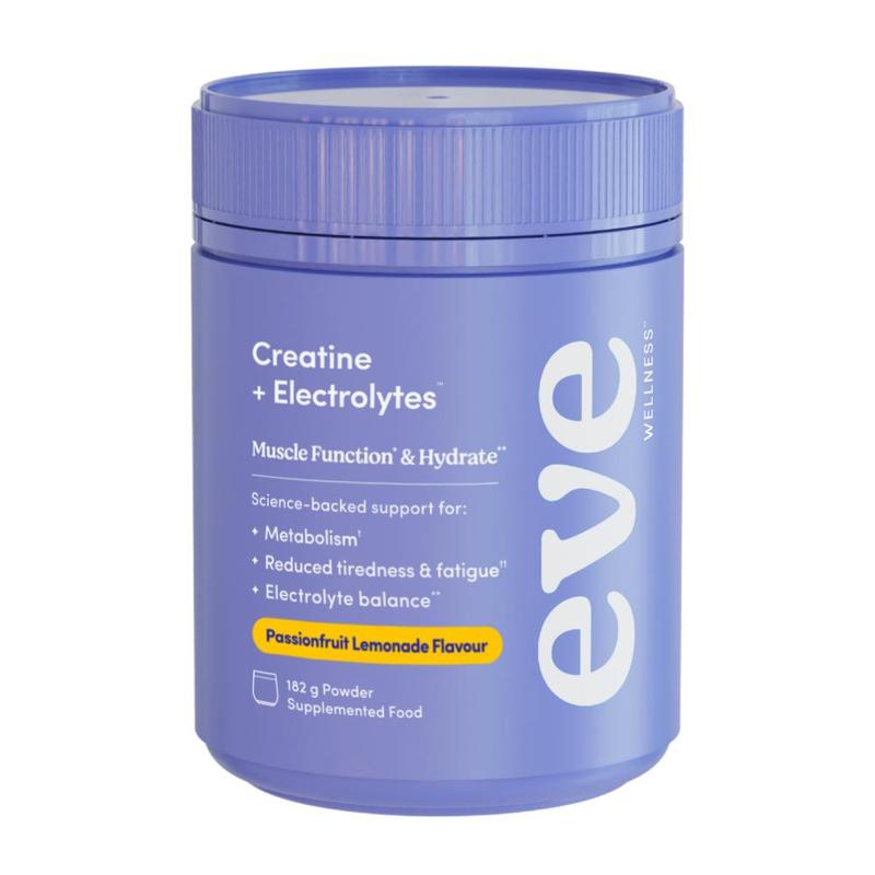 Eve Wellness Creatine + Electrolytes - Passionfruit Lemonade 182g