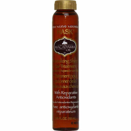 Hask Macadamia Oil Moisturising Shine Oil 18ml