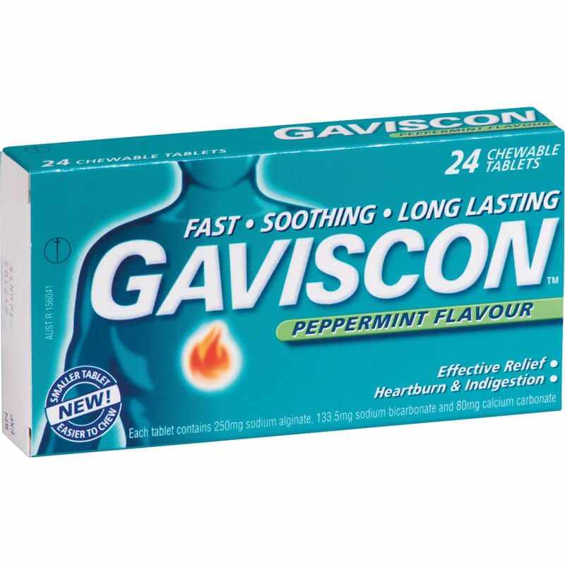 Gaviscon Gaviscon Peppermint Tablets 24s 11001866