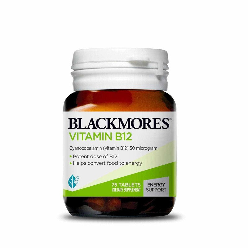 Blackmores Vitamin B12 Tablets 75s – Life Pharmacy