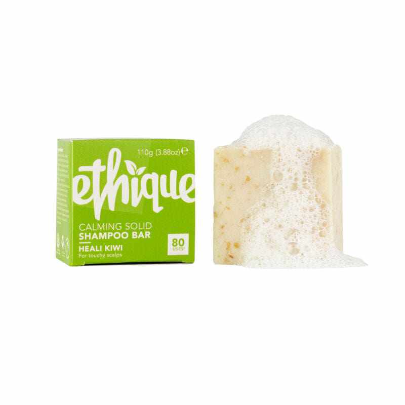 Ethique Heali Kiwi Calming Solid Shampoo Bar 110g