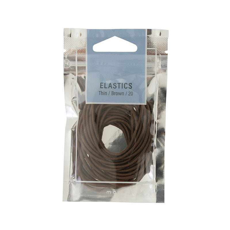 Mae Adorn by Mae Elastics Thin Brown 20s 11272677