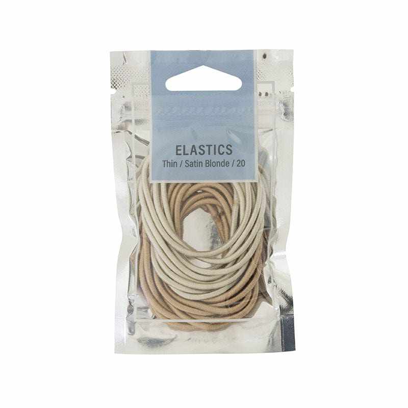 Mae Adorn by Mae Elastics Thin Satin Blonde 20s 11272678
