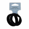 Mae Adorn by Mae Elastics Ponytailers Large Black 2s 11272695