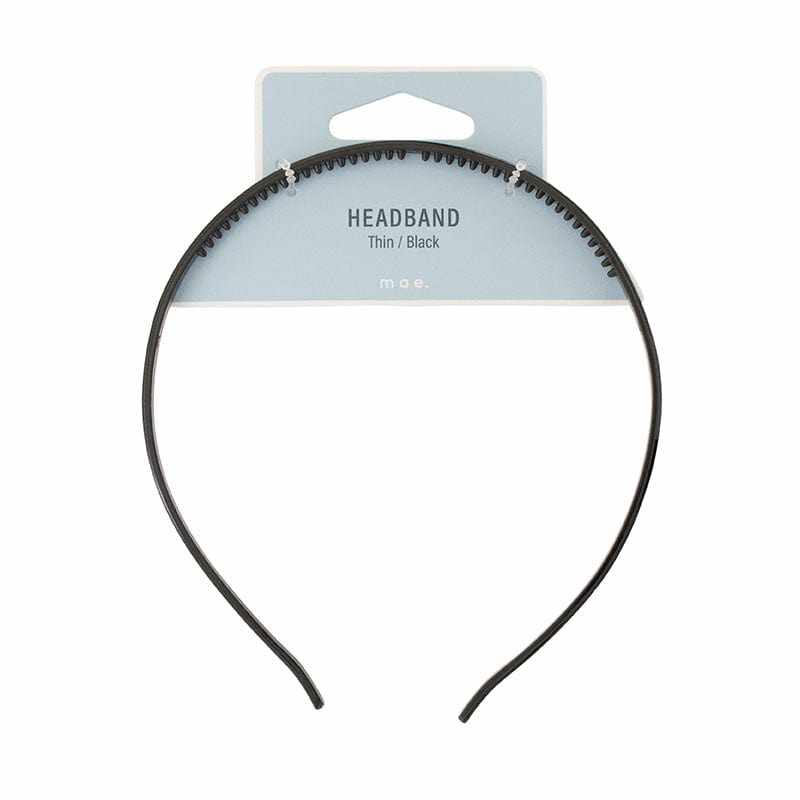 Mae Adorn by Mae Headband Thin Black 11272777