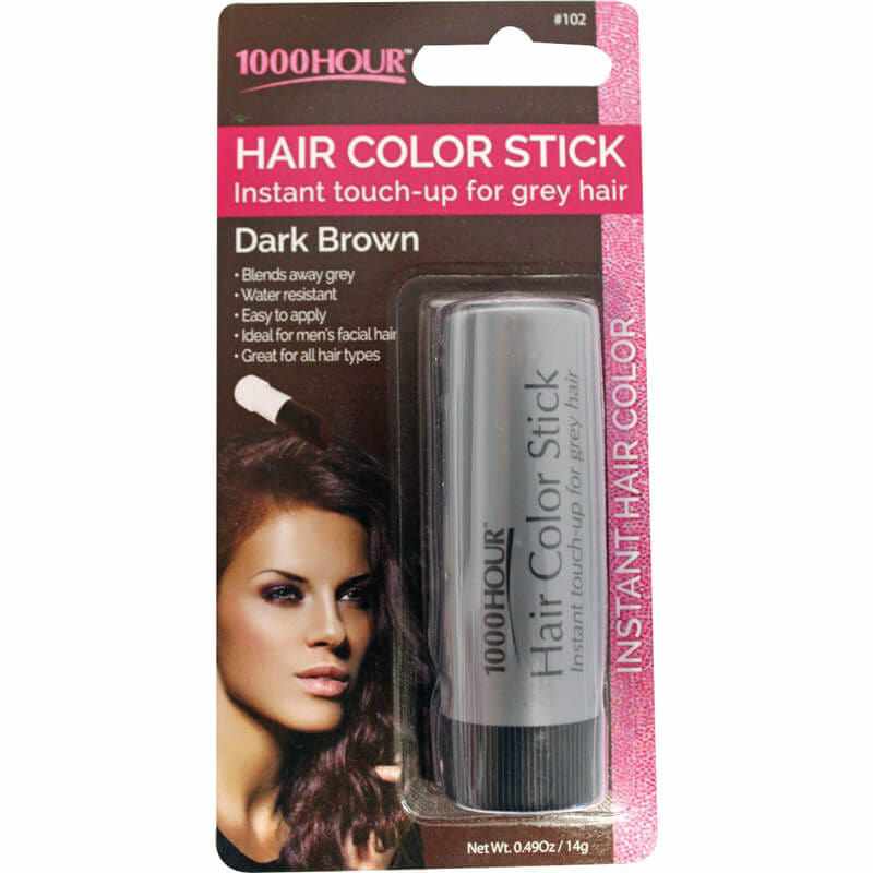 1000 Hour Hair Colour Stick Dark Brown 14g