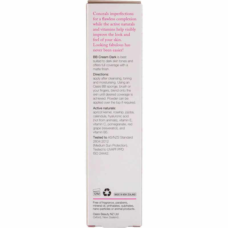 Oasis Beauty BB Cream Dark Shade Dark 50ml