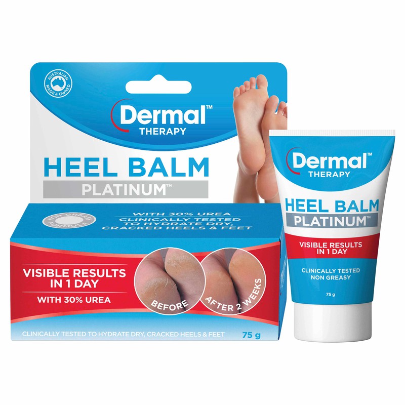 Dermal Therapy Heel Balm Platinum 75g – Life Pharmacy