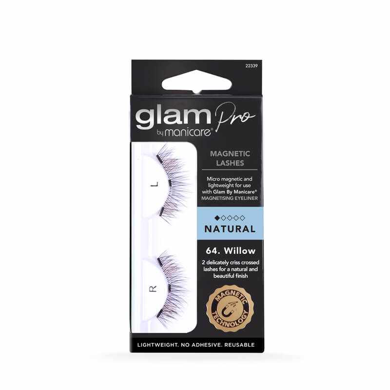 Glam by Manicare Pro Magnetic Natural Lashes - 64. willow