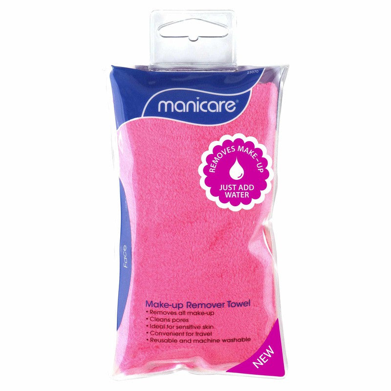 Manicare Make-Up Remover Towel Pink 1pk