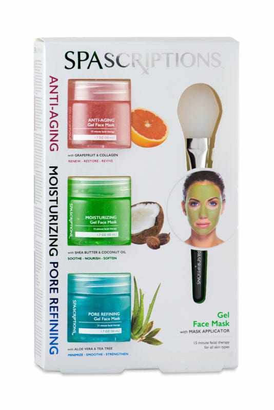 Spascriptions Anti-Aging Moisturising Pore Refining Gel Mask 3pk