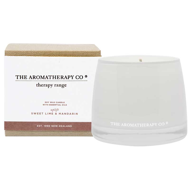 The Aromatherapy Co. Candle Uplift Sweet Lime and Mandarin 260g