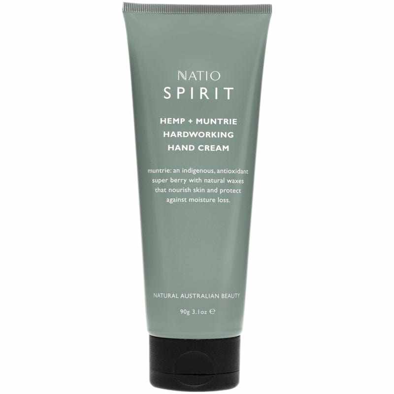 Natio Spirit Hemp + Muntrie Hardworking Hand Cream 90g