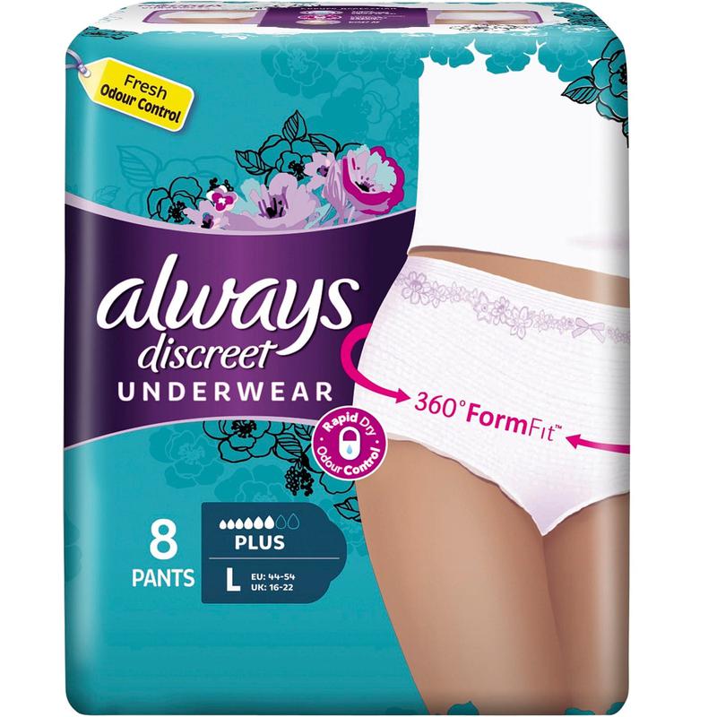 Always Always Discreet Pant Large 8s 20008430