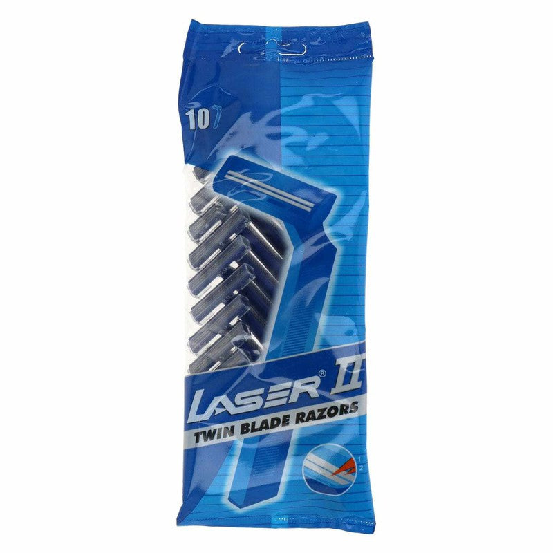 Laser Razors Twin Blade Men FP 10pcs – Life Pharmacy