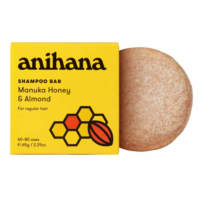 anihana Shampoo Bar Manuka Honey & Almond 65g