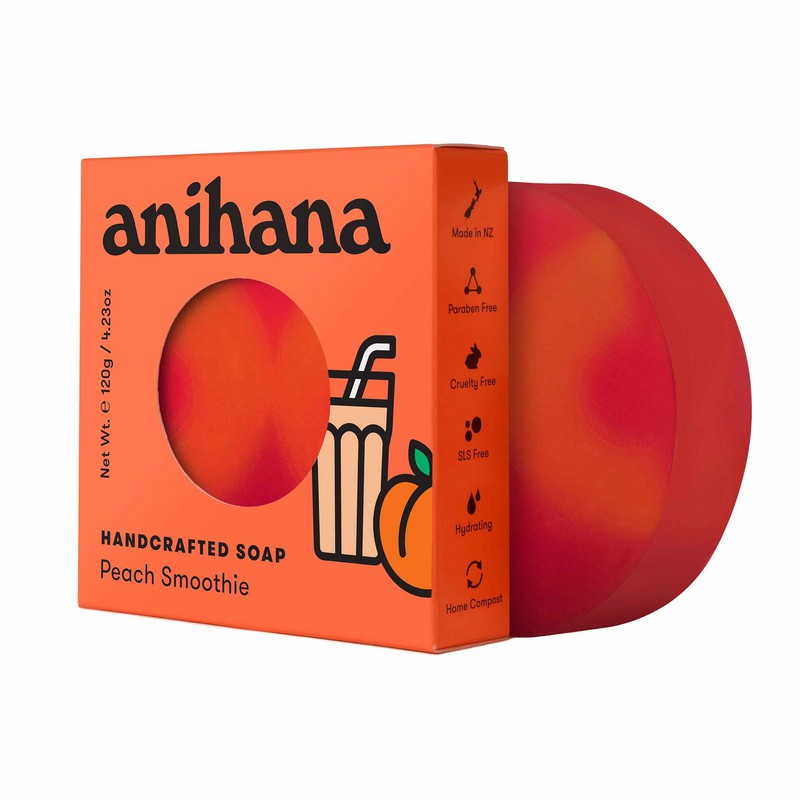 anihana Soap Bar Peach Smoothie 120g