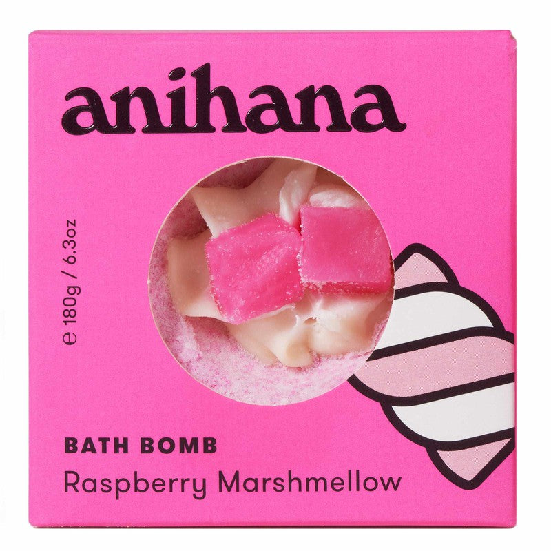 anihana Bath Bomb Raspberry Marshmallow 180g