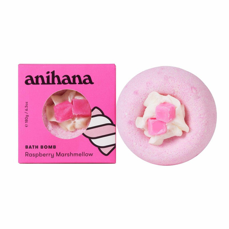 anihana Bath Bomb Raspberry Marshmallow 180g