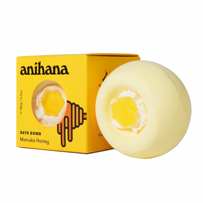 anihana Bath Bomb Manuka Honey 180g