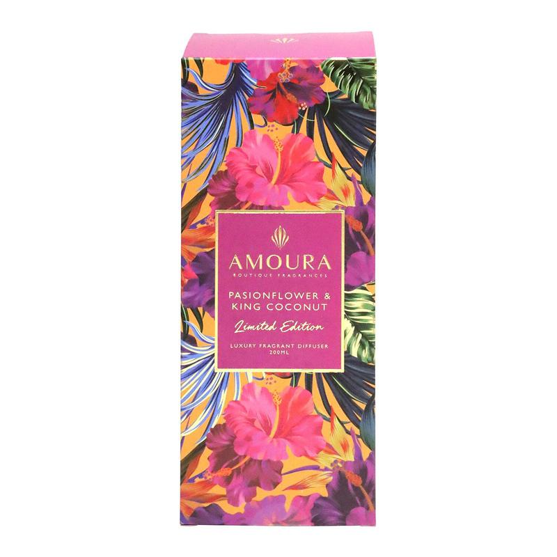 Amoura Amoura Luxury Diffuser - Passionflower & King Coconut 200ml 20013456