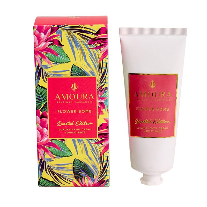 Amoura Boxed Hand Cream - Flower Bomb 100ml