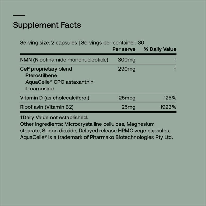 SRW Cel2 Cellular System Nourishment Vege Capsules 60s
