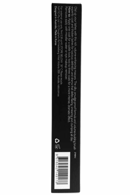 Natio Ex Vol Mascara Black Black 9ml