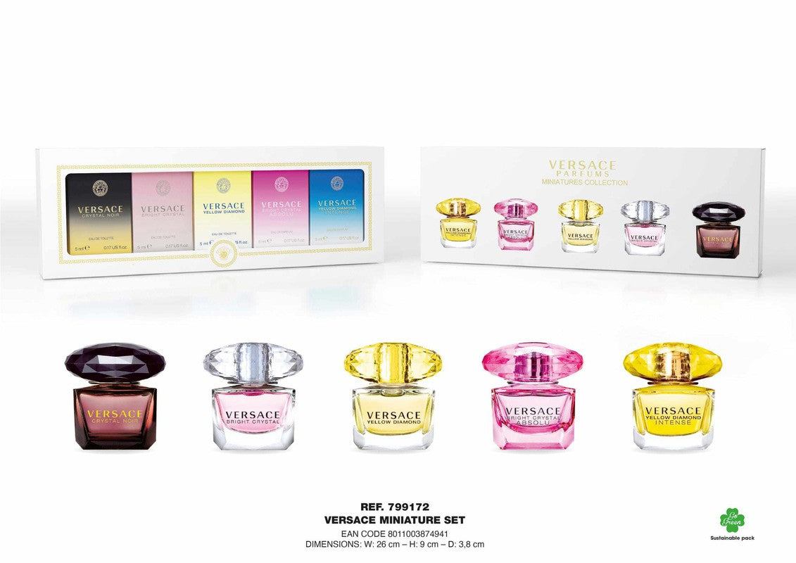 Versace Miniature Set (Crystal Collection) 5ml – Life Pharmacy