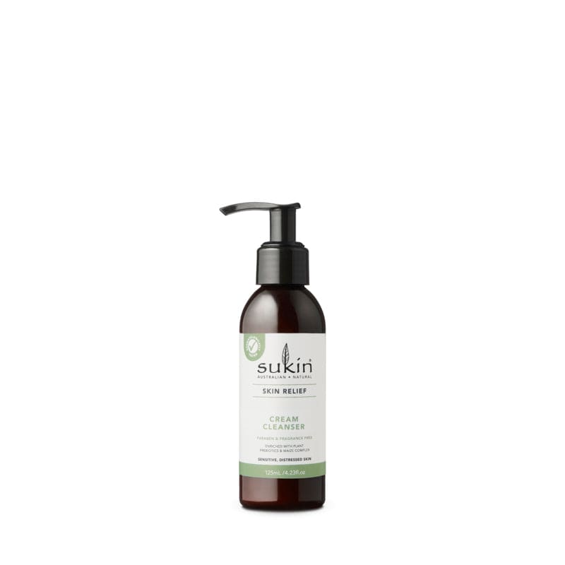 Sukin Skin Relief Cream Cleanser Pump 125ml