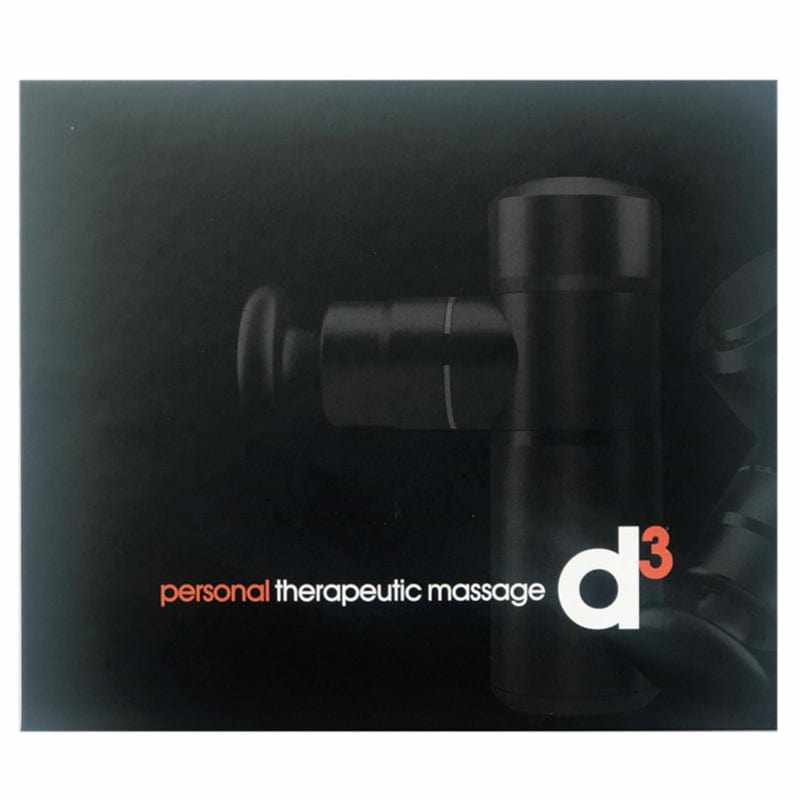 D3 D3 Therapeutic Massage Gun Black 20020939