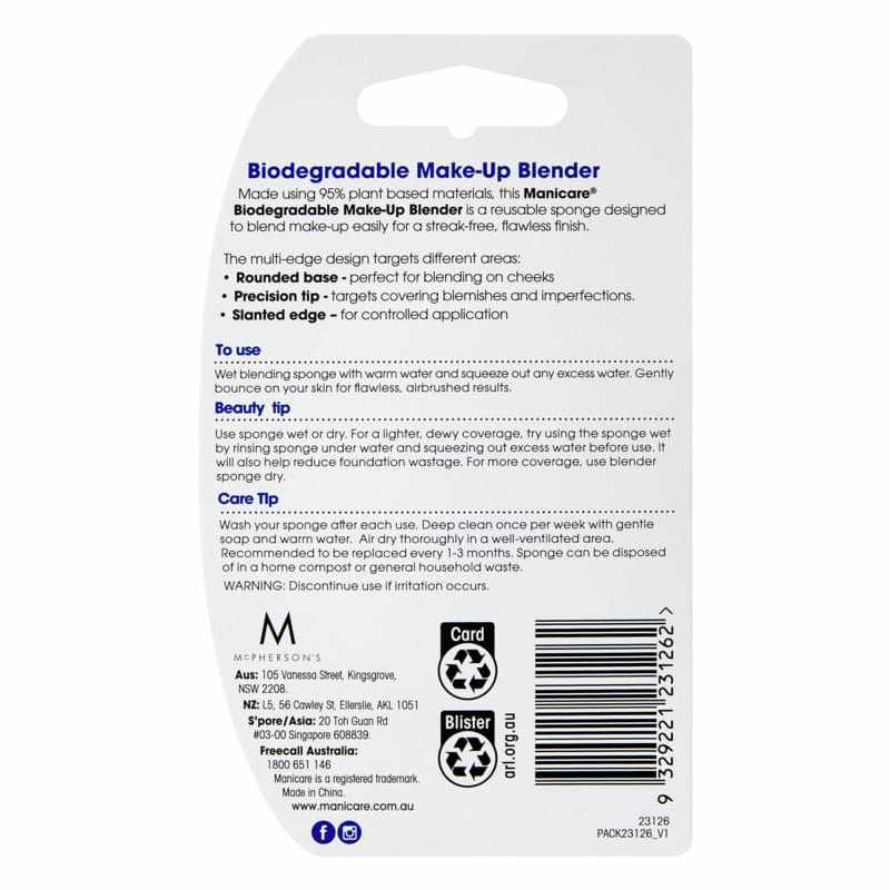 Manicare Biodegradable Make-Up Blender