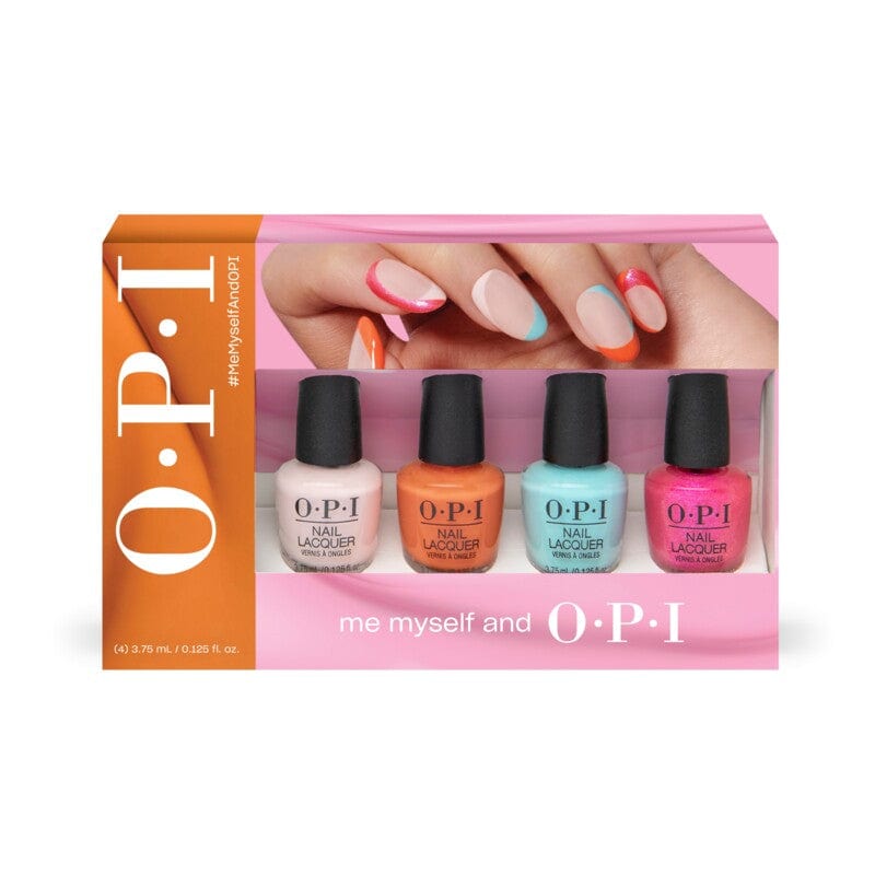 OPI Me Myself and OPI 4 piece mini pack Multi Coloured 15ml